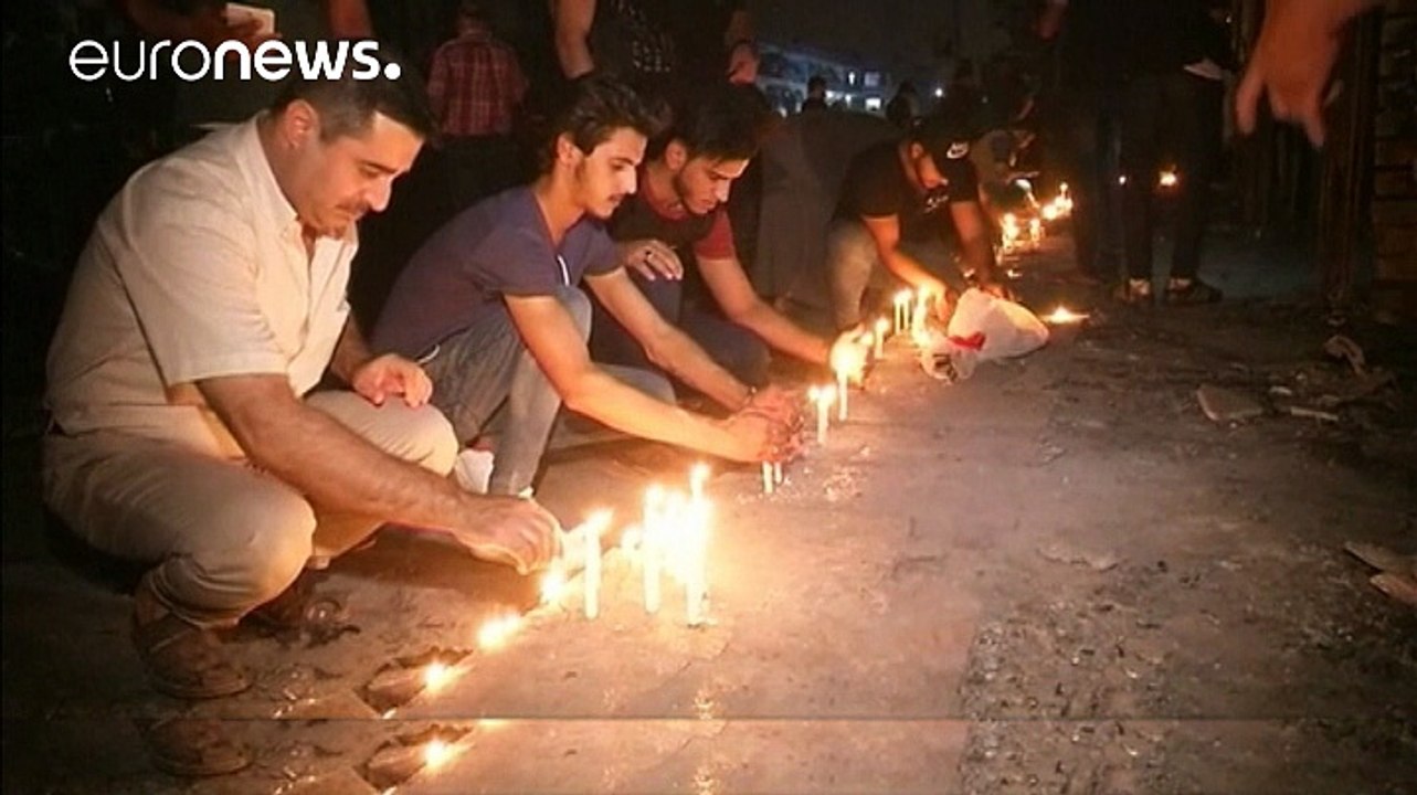 Vigil for victims of deadly Baghdad blasts
