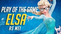 Frozen Elsa as Mei POTG (Overwatch parody)