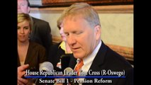 Leader Cross Reacts to New Pension Bill - Senate Bill 1