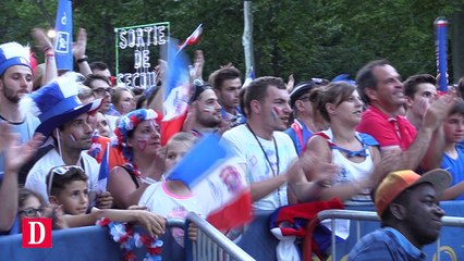Victoire de la France : la joie des supporters à la Fanzone