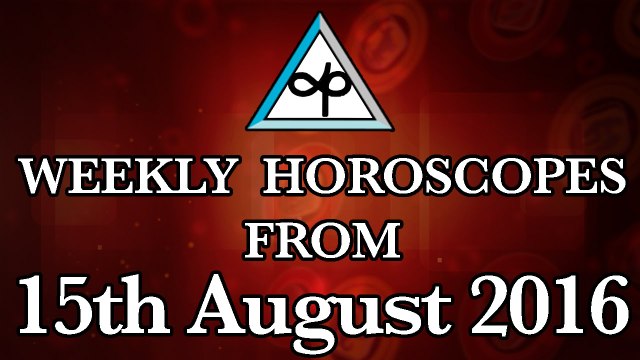Weekly Horoscopes From 15th August 2016 | Prakash Astrologer