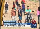 Hombre se suicidó luego de apuñalar a su esposa y a su hija de dos años