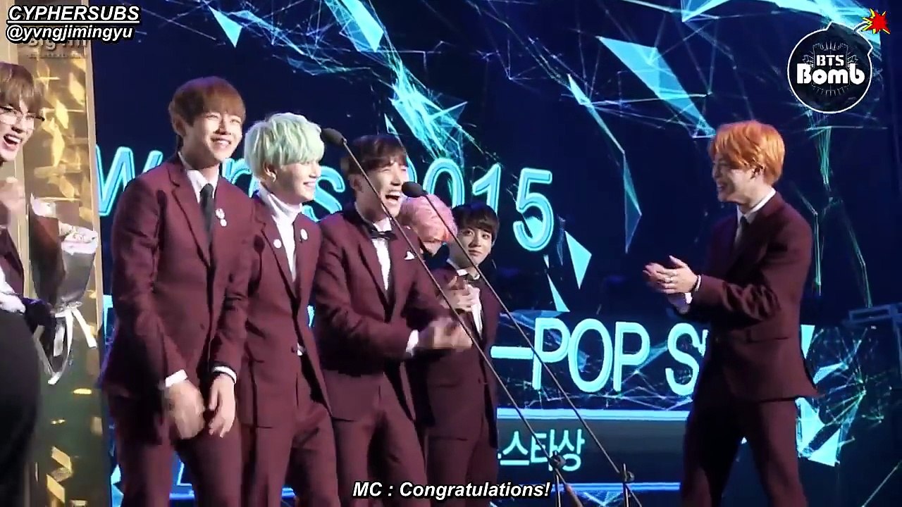 [ENG SUB - BANGTAN BOMB] BTS at 5th GAON CHARTS K-POP Awards