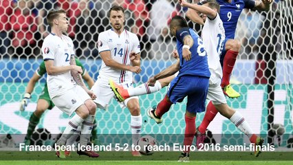 France into Euro 2016 semis, Iceland finish with a bite