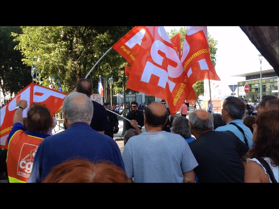 Loi travail, visite de Valls à Bastia