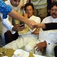 Imran Khan Having Iftar Dinner with Party Leaders in Islamabad