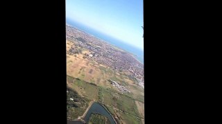 take off from rome airport sunny minday 26 may 2014