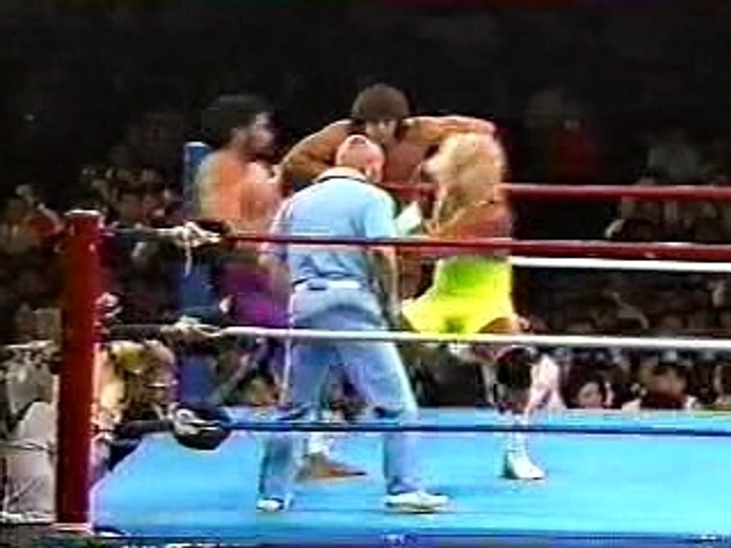Jumbo Tsuruta and Haku Vs. Mr. Perfect and Rick Martel