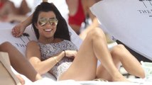 Kourtney Kardashian Sizzles in Miami Beach