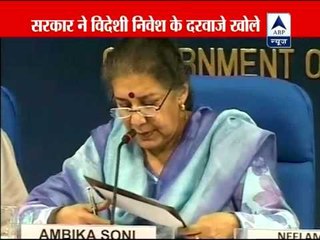 There will be 100% FDI in single-brand, 51% in multi-brand: Ambika Soni