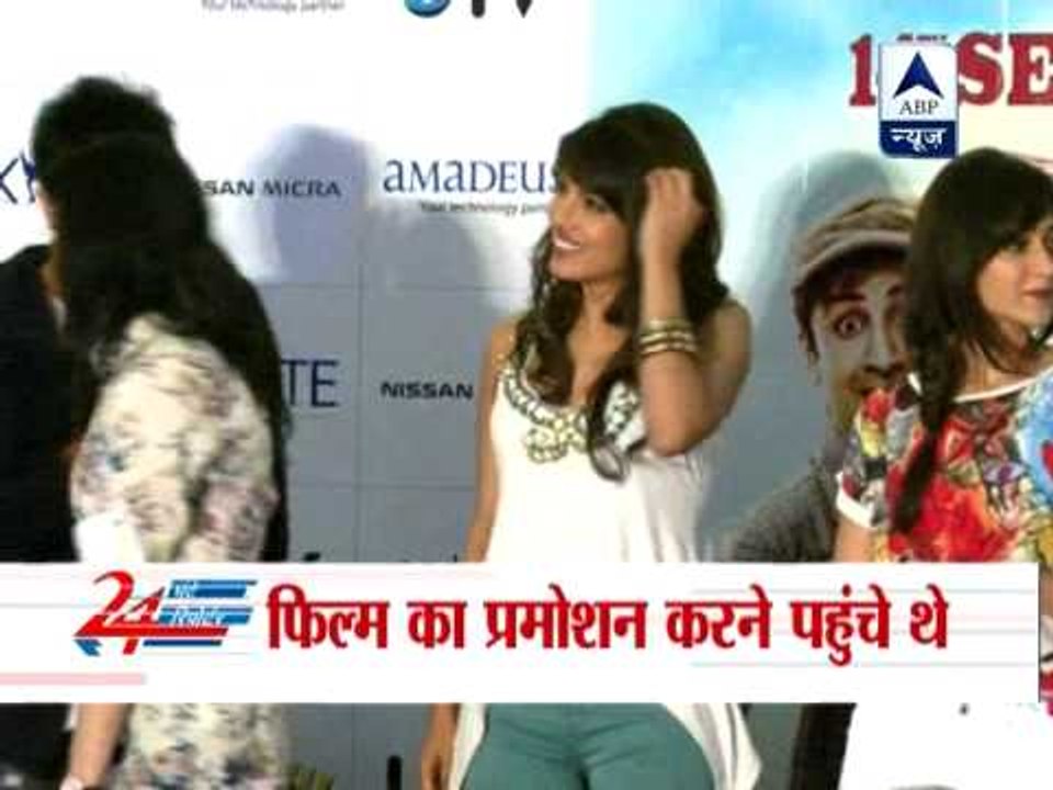 Ranbir Kapoor, Priyanka Chopra  promotes  'Barfi' in Gurgaon
