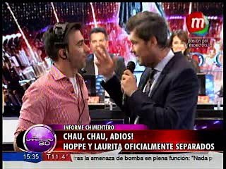Hoppe y Laurita ¿oficialmente separados?