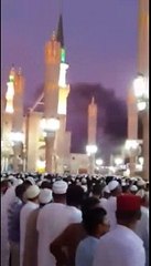 اللحظات الاولى من تفجيرات الحرم النبى