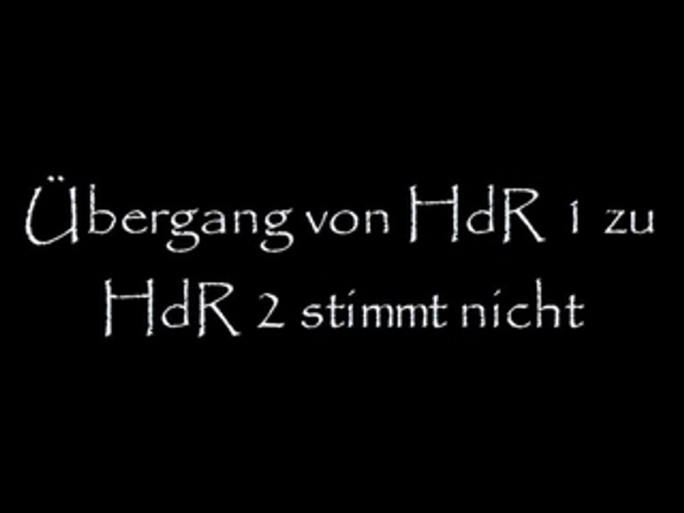 HdR Filmfehler Teil II