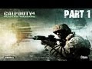 Call Of Duty 4 Modern Warfare Walkthrough - Part 1 - Welcome