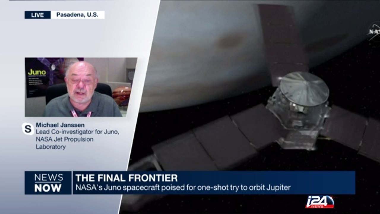 NASA's Juno spacecraft poised for one-shot try to orbit Jupiter