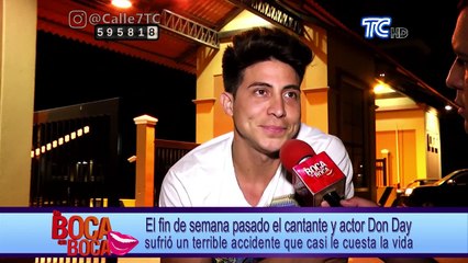 Don Day vio de cerca la muerte, él nos revela detalles del accidente que sufrió