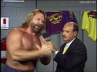 DDP and Jim Duggan backstage, WCW Monday Nitro 01.07.1996