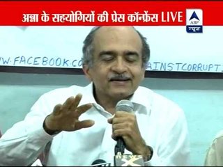 Prashant Bhushan hit out at Congress, defends Aseem Trivedi