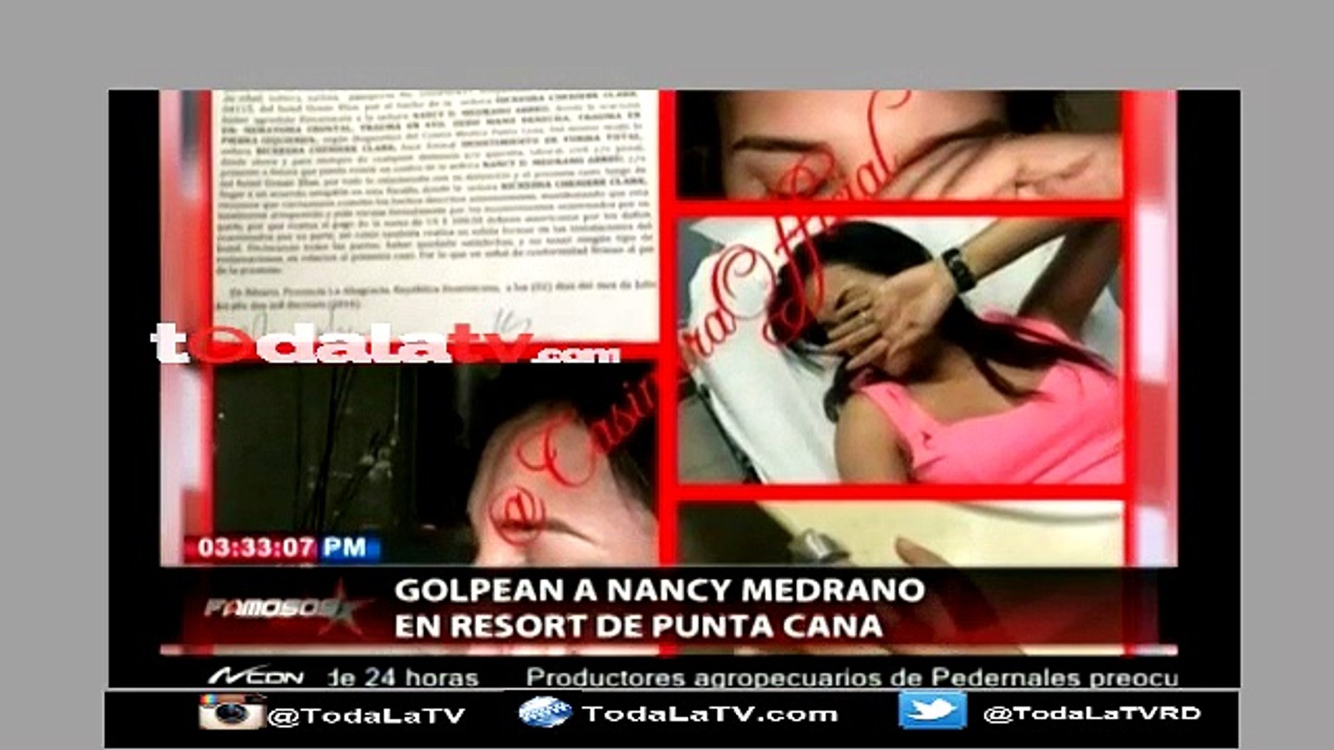 Golpean a Nancy Medrano en un resort en Punta Cana-Famosos inside-VIDEO