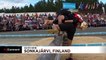 Wife carrying world championship in Finland