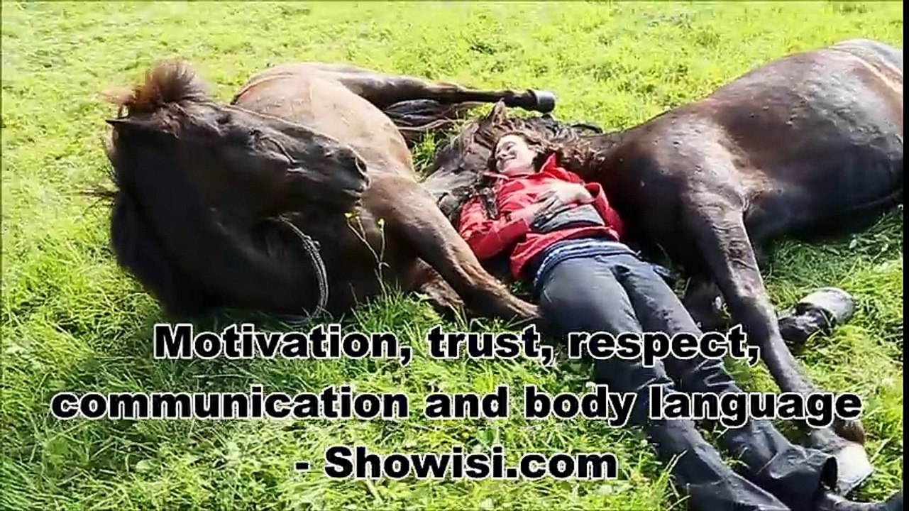 J'aurais pensé à une autre réaction de ces 2 chevaux lorsque la fille se couche sur eux !