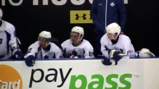 David (Dave) Broll Maple Leafs Prospects Camp 2011- Day 2 Highlights-BTNL Hockey Training