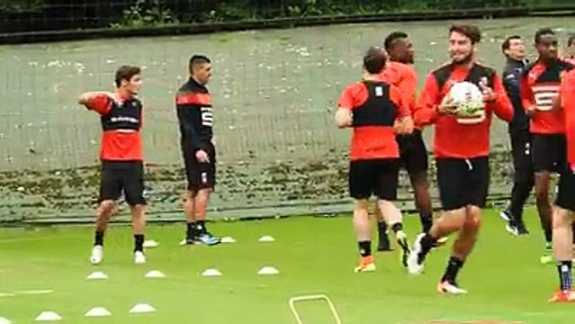 04/07/16 : Séquence d'entraînement du Stade Rennais