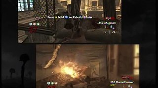 Nazi zombie Verruckt split screen lvl 28