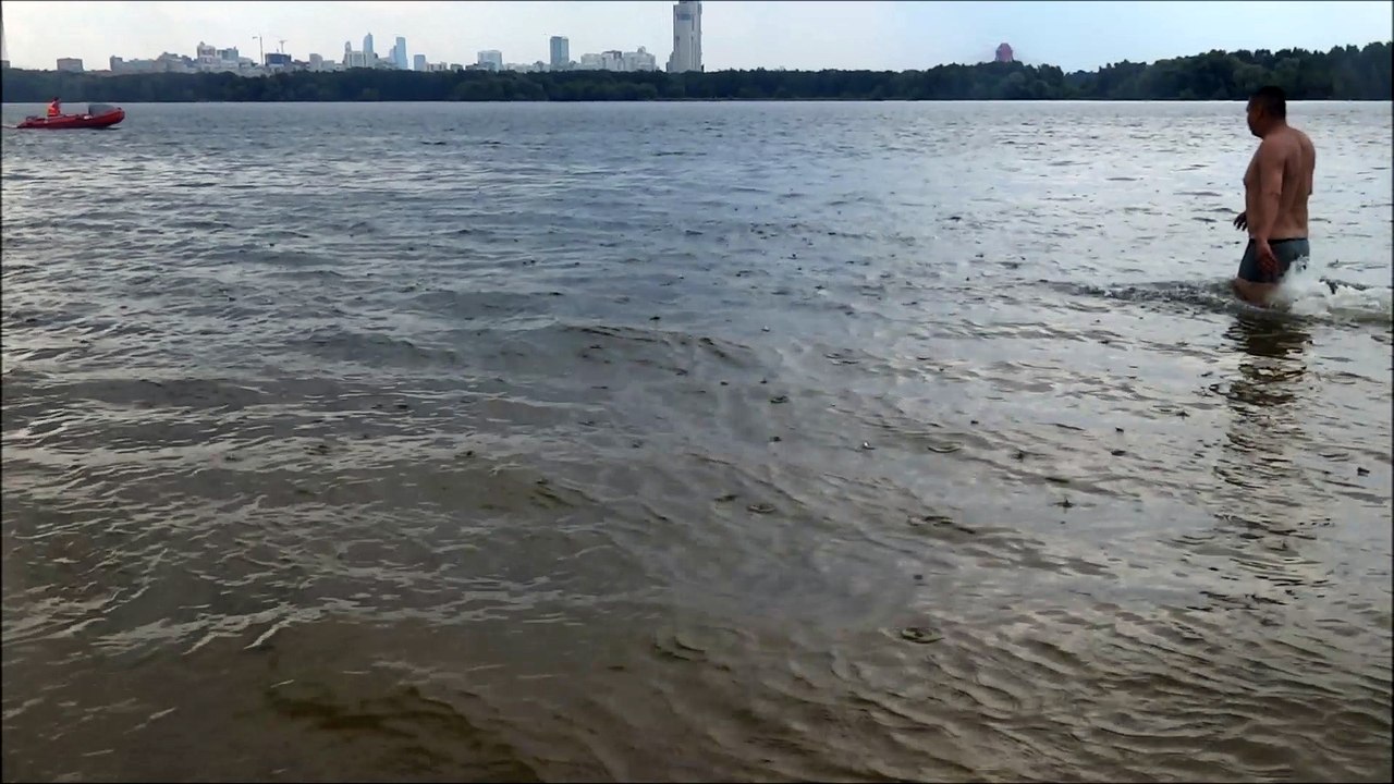 Дождь и гроза в Москве 04.07.2016