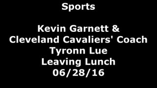 Tyronn Lue and Kevin Garnett