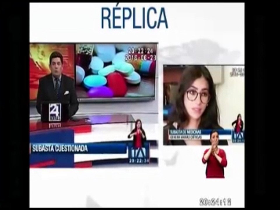 Réplica solicitada por Sercop