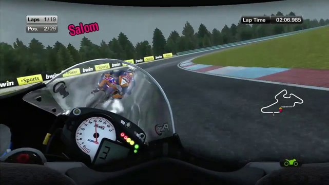 MotoGp 13 Gameplay | Moto3 Season | Brno 19 Laps (Helmet Cam)