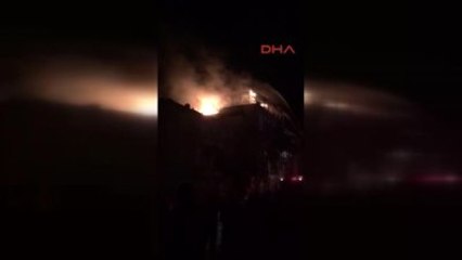 Elazığ-Çatı Katındaki Yangın Korkuttu