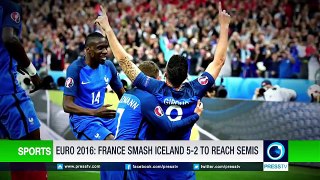 France smashes Iceland