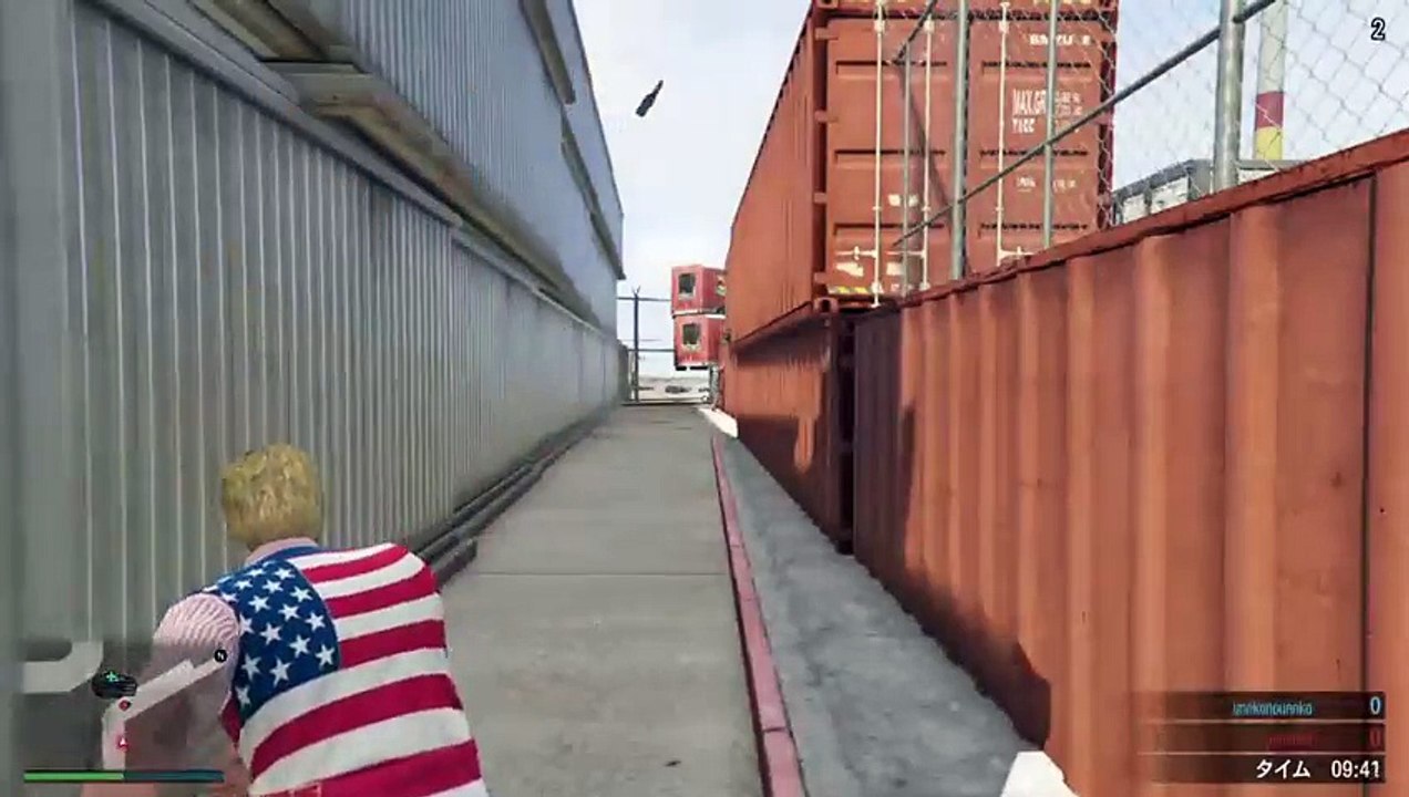 PS4から生放送　フレンドとGTA強盗でお金稼ぎ　 (21)