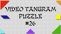 Video Tangram Puzzle #26 (isosceles trapezoid)