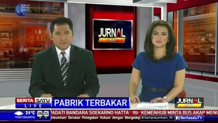 Pabrik Busa dan Belasan Rumah di Pondok Bambu Terbakar