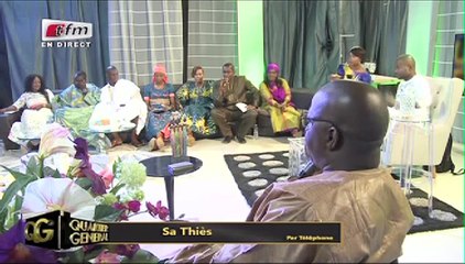 Intervention de Sa Thies dans Quartier Général - 04 juillet 2016