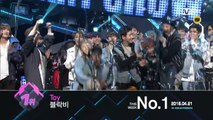 Who won the First in 3rd week of April? [M COUNTDOWN] 160421 EP.470