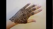 DIY- Beautiful back hand full henna mehndi design tutorial for eid, weddings etc