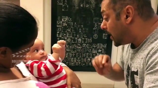 (VIDEO) Salman Khan Sings Sultan Song For Nephew Ahil
