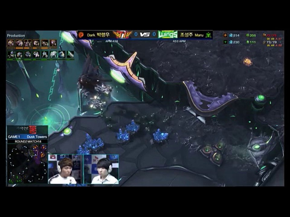 StarCraft 2 Maru vs Dark Insane Split Best terran vs Best Zerg (2016)