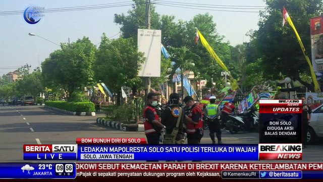 Kronologi Bom Bunuh Diri Mapolresta Surakarta