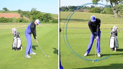 THE BEST GOLF TIP TO STRIKE YOUR IRONS PURE!!