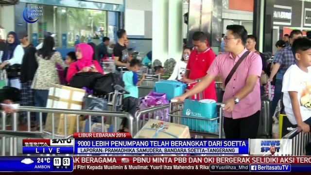 Musim Mudik, 1.900.470 Penumpang Berangkat dari Bandara Soetta