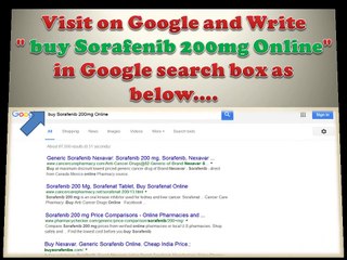 Generic Sorafenib Nexavar, Sorafenib 200 Mg Tablet
