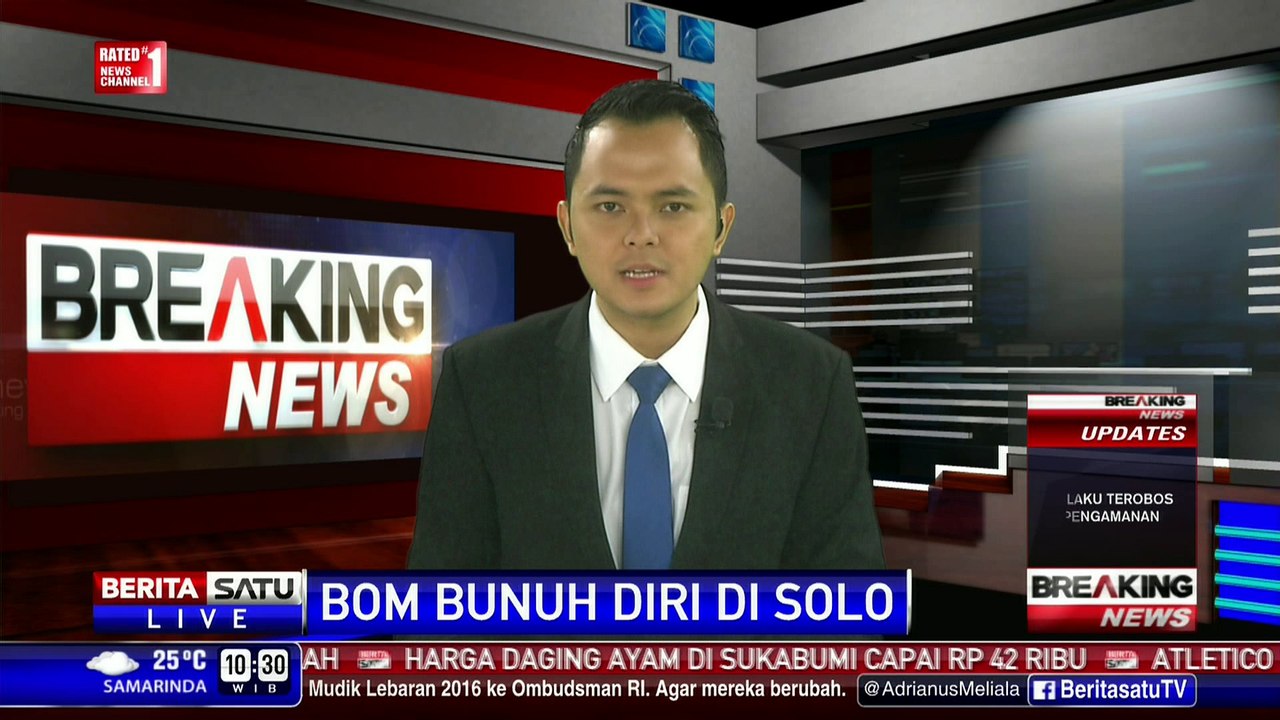 Polisi Terus Berjaga di Sekitar Mapolresta Surakarta