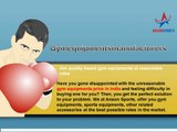 Get quality based gym equipments at reasonable rates
