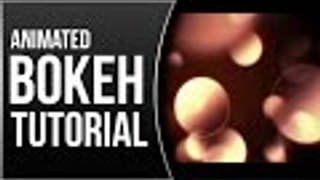 SLEEK Motion Background TUTORIAL │ Create and ANIMATE Bokeh In AFTER EFFECTS!